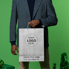 Minimalistisch Business Modernes Geschenktasche Mittlere Geschenktüte