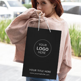 Minimalistisch Business Modernes Geschenktasche Mittlere Geschenktüte