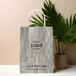 Minimalistisch Business Modernes Geschenktasche Mittlere Geschenktüte