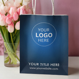 Minimalistisch Business Modernes Geschenktasche Mittlere Geschenktüte