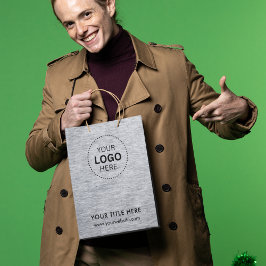 Minimalistisch Business Modernes Geschenktasche Mittlere Geschenktüte