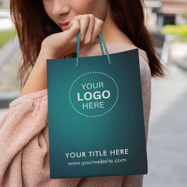 Minimalistisch Business Modernes Geschenktasche Mittlere Geschenktüte