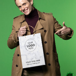 Minimalistisch Business Modernes Geschenktasche Mittlere Geschenktüte