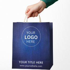 Minimalistisch Business Modernes Geschenktasche Mittlere Geschenktüte