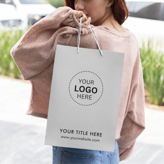 Minimalistisch Business Modernes Geschenktasche Mittlere Geschenktüte