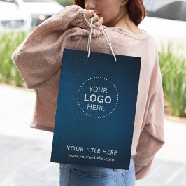 Minimalistisch Business Modernes Geschenktasche Mittlere Geschenktüte