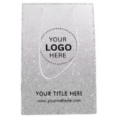 Minimalistisch Business Modernes Geschenktasche Mittlere Geschenktüte (Vorderseite)