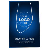 Minimalistisch Business Modernes Geschenktasche Mittlere Geschenktüte (Vorderseite)