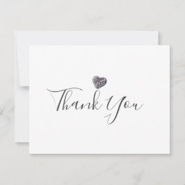 Minimalistisch Business Pebble Herzlichen Dank Dankeskarte