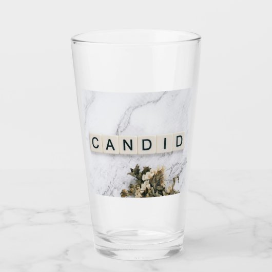 Minimalistisch "Candid" Marble Tumbler (Vorderseite)