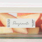 Minimalistisch Candle Jar Thin Vertikal Label Set Etiketten (Befestigt)