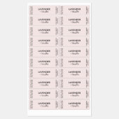 Minimalistisch Candle Jar Thin Vertikal Label Set Etiketten (Blatt)