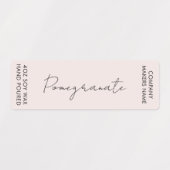 Minimalistisch Candle Jar Thin Vertikal Label Set Etiketten (Design 1)