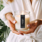 Minimalistisch Candle Jar Thin Vertikal Label Set Etiketten
