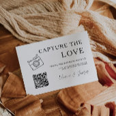 Minimalistisch Capture der Vorlage der Liebe-Karte