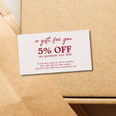 Minimalistisch Cherry Old White Bold Coupon