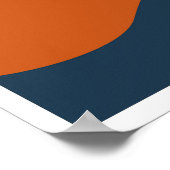 Minimalistisch Chic Abstrakt Poster (Ecke)