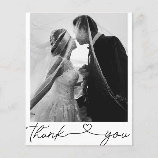 Minimalistisch Chic Budget Foto Hochzeit Vielen Da (Vorderseite)