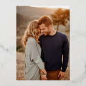 Minimalistisch-Chic-EDITABLE-FARBEN-Foto Save the Folieneinladung (Rückseite)