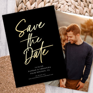 Minimalistisch-Chic-EDITABLE-FARBEN-Foto Save the Folieneinladung