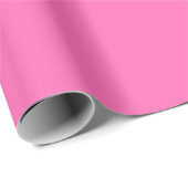 Minimalistisch Chic Elegant Solid Creamy Pink Schl Geschenkpapier (Rolleneckpunkt)