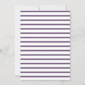 Minimalistisch Chic Foto Save the Date | LILA (Rückseite)