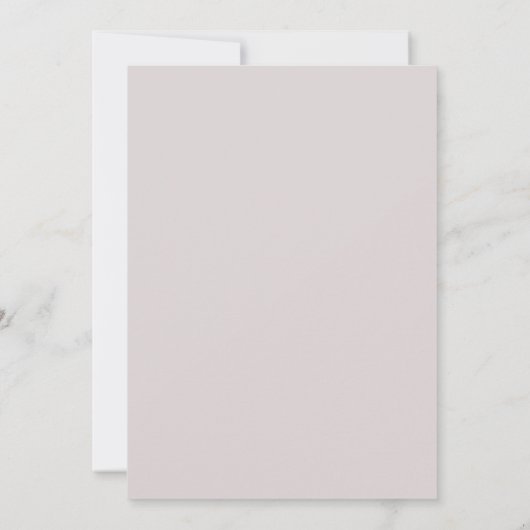 Minimalistisch-Chic-Gold-Blush Save the Date Hochz Einladung (Rückseite)