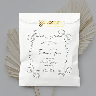 Minimalistisch-Chic-Handgezeichnetes Business-Even Geschenktütchen