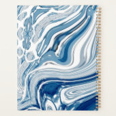 Minimalistisch Chic Ocean Waves Aquarell Blue Wirb Planer (Rückseite)