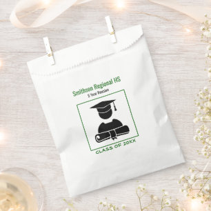 Minimalistisch Class Wiedersehen Black Green Custo Geschenktütchen