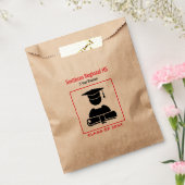 Minimalistisch Class Wiedersehen Black Red Custom Geschenktütchen (Versiegelt)