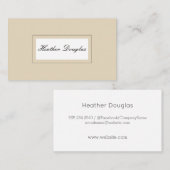 Minimalistisch Classic Visitenkarte (Vorne/Hinten)