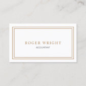 Minimalistisch Classic Visitenkarte (Vorderseite)