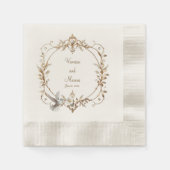 Minimalistisch Cocktail Cocktail Cocktail Serviette (Vorderseite)