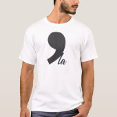 Minimalistisch Comma-La T-Shirt (Vorderseite)