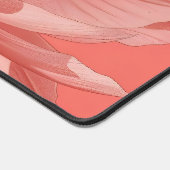 Minimalistisch Coral Cactus Bloom Schreibtischunterlage (Ecke)