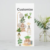 Minimalistisch Cosy Zuhause Lesezeichen (Stehend Vorderseite)