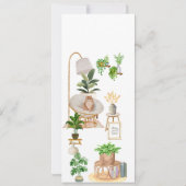 Minimalistisch Cosy Zuhause Lesezeichen (Rückseite)