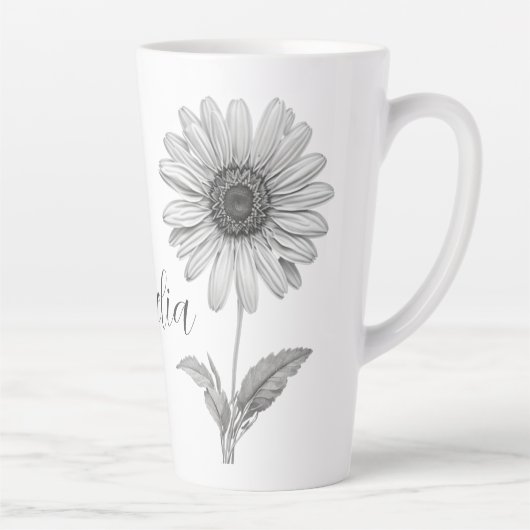 Minimalistisch Daisy Milchtasse (Rechts)