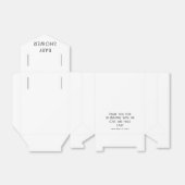 Minimalistisch Danke, dass Sie Babydusche nennen Geschenkschachtel (Ungefaltet)