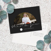 Minimalistisch Danke Foto Postkarte