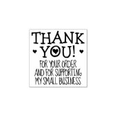 Minimalistisch danke, kleine Unternehmen Gummistempel (Prägung)