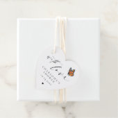 Minimalistisch Danke, Monarch Butterfly Dusche Geschenkanhänger (Beispiel)