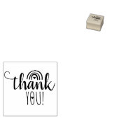 Minimalistisch Danke, Rainbow Gummistempel (Stempel)