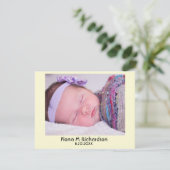 Minimalistisch Dankeschön-Ankündigung Ankündigung (Stehend Vorderseite)