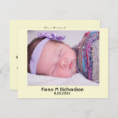 Minimalistisch Dankeschön-Ankündigung Ankündigung (Vorne/Hinten)