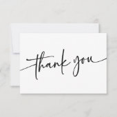 Minimalistisch Dankeschön Card Modern Vielen Dank  Dankeskarte (Vorderseite)