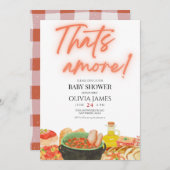 Minimalistisch, das ist eine Kinderdusche Einladung (Vorne/Hinten)