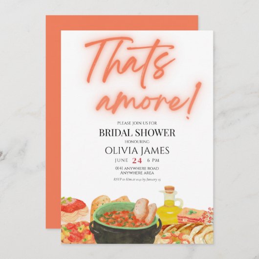 Minimalistisch, das ist viel Brautparty Einladung (Vorne/Hinten)