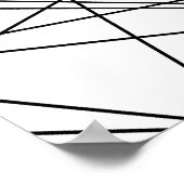 Minimalistisch Decor Geometric Abstrakt #1 Poster (Ecke)